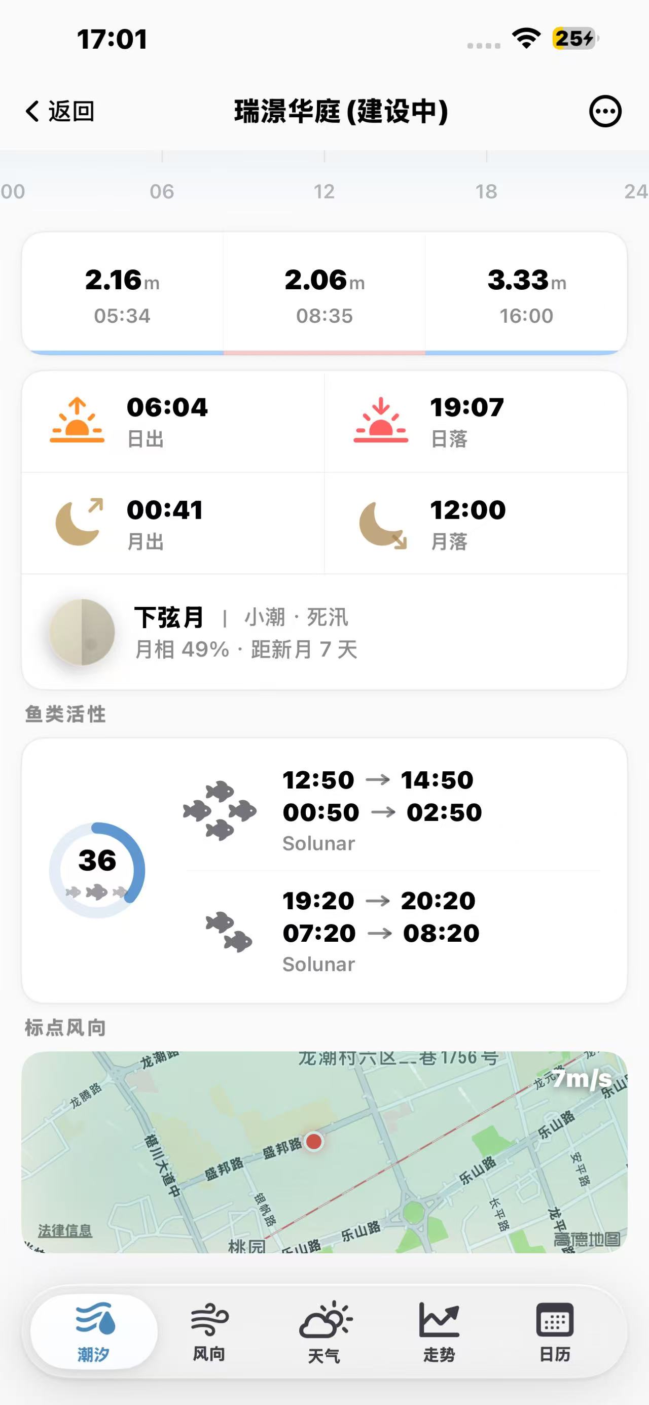 钓鱼指数界面